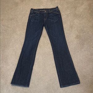 Citizens Of Humanity Blue Flare & Wide Leg Jeans
